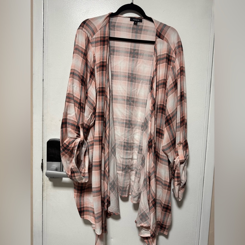 Orange Flannel Kimonos